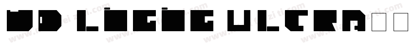 vd logoG ultra字体字体转换